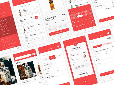 E-Commerce App Concept alchohol app app concept concept drinks e commerce app mobile shopping store ui ux