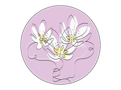 Lotus flower adobe illustrator design flower flowers grass illustration logo lotos style stylize vector