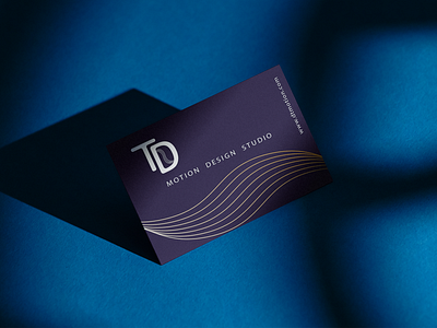 Motion studio business card