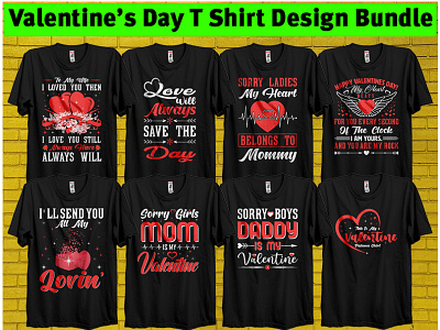 Valentine's Day T-shirt Design Bundle anniversary annversity dad t shirts daddy t shirts designs gift ideas graphic design graphic designs love love t shirt lover mama t shirts mom t shirts t shirt t shirt t shirt design t shirt design bundle tshirts valentines day valentins