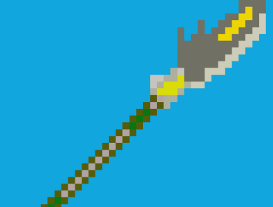 Guan Yu Blade | Dynasty Warriors Pixel Art