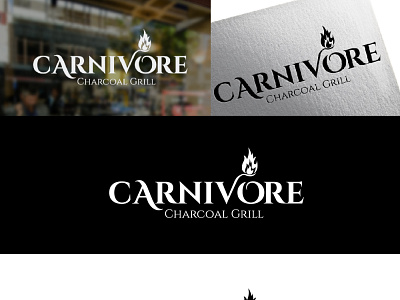 Carnivore branding design illustration logo typography