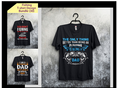 Awesome Fishing T-Shirt Design Bundle