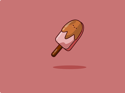 Ice Cream Kawaii Illustration app design graphic design illustration logo vector