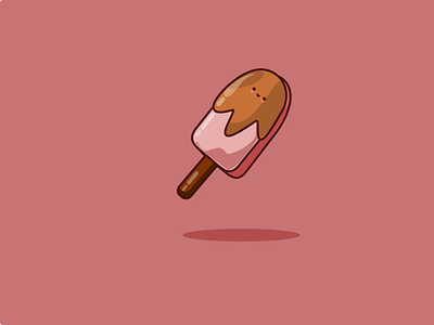 Ice Cream Kawaii Illustration