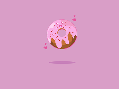 Donuts Kawaii Illustration app design graphic design icon illustration logo vector