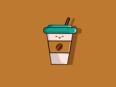 coffee Kawaii Illustration