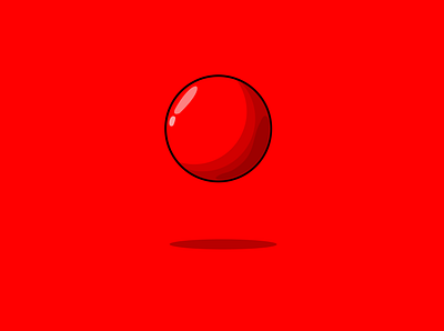 Red Ball app design graphic design icon illustration logo vector