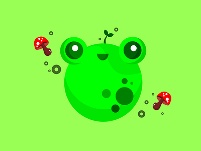 Mr. Froggy Kawaii doodle illustration app design graphic design icon illustration logo vector