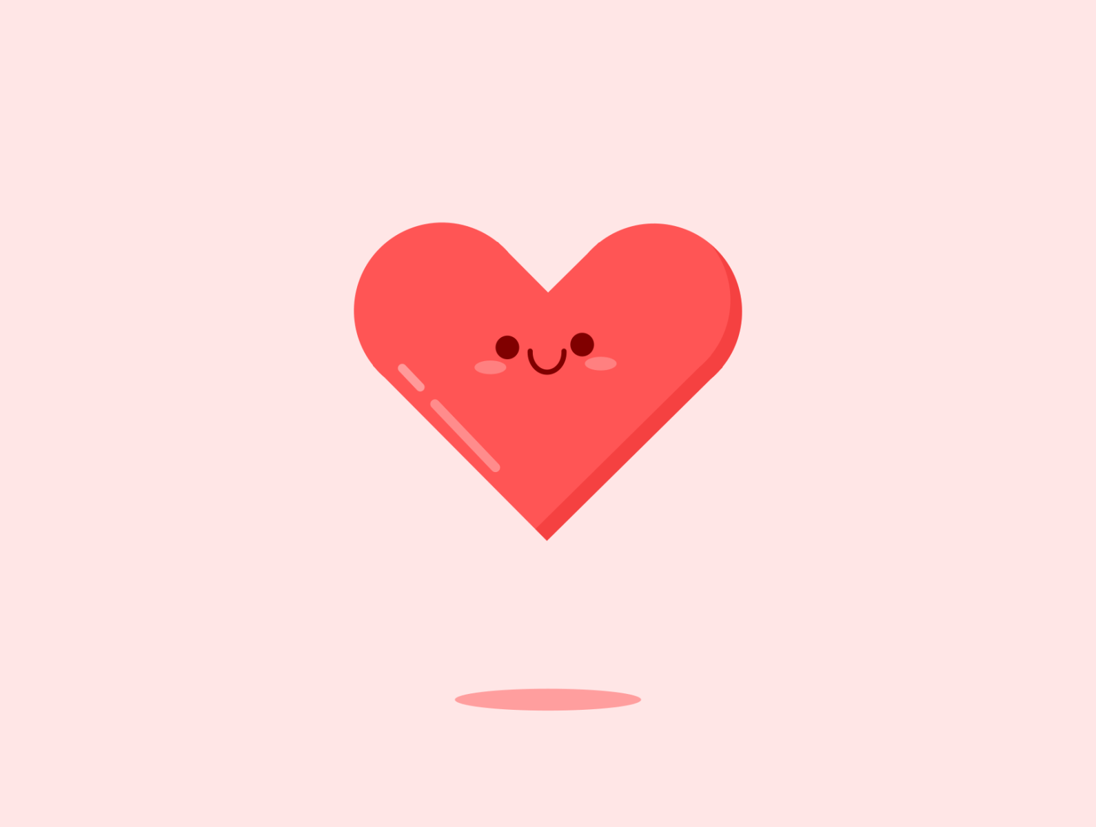 Kawaii Heart Illustration by sudeshna puri on Dribbble