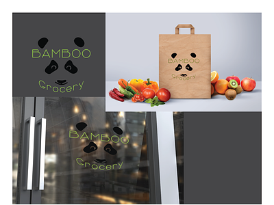 Bamboo Grocery branding design graphic design logo marketing product design