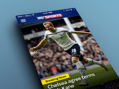 Sky Sports for iOS app ios iphone sports