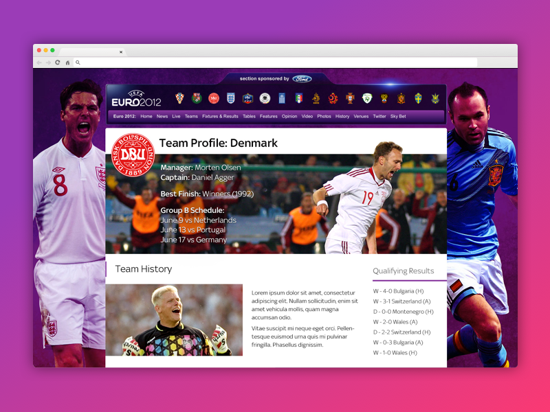 Tbt Euro 2012 By Rick Stead On Dribbble