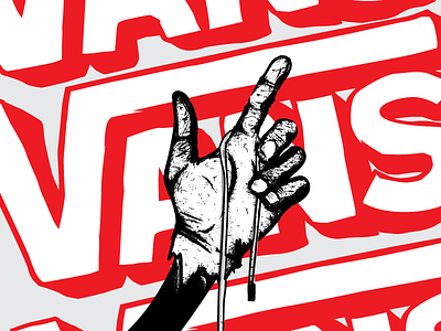 Vans 1 advert art direction artwork commision creative hand illustration study vans