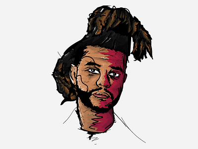 xo art color creative drawing expression illustration influence insperation music the weekend weeknd xo