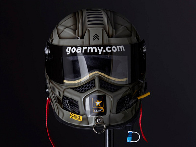Helmet | U.S. Army Top Fuel Paint Scheme