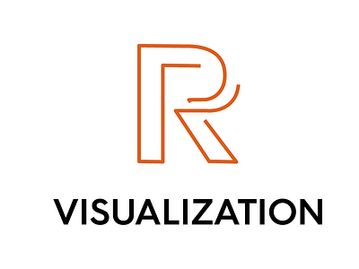 R Visualization challenge dayli design flat icon illustration logo logocore minimal typography vector