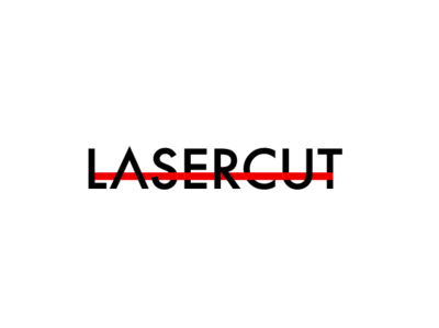 Lasercut 3dprinting challenge dayli design flat illustration lasercut logo logocore minimal typography vector