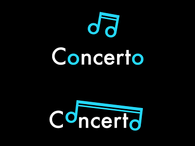 Concerto challenge concerto dayli design flat icon illustration logo logocore minimal music app typography vector