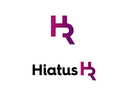 Hiatus HR challenge dayli design flat icon illustration logo logocore minimal typography vector