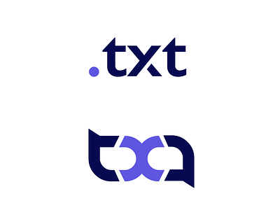 TXT challenge dayli design flat icon illustration logo logocore minimal typography vector