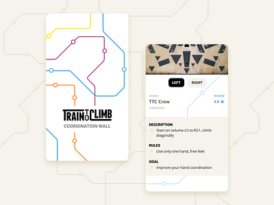 Train To Climb App app climbing design figma flat icon illustration mobile app mobileappdesign prototype sport typography ui uidesign web wpa