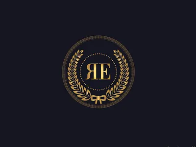 ЯE Clothing Brand, Logo Design 2022 brand clothing concept design gold graphic design illustration laurel logo luxury marketing