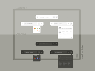 Search Bar Design, 2022 branding design frontend frontend design menu search searchbar ui uiux user interface