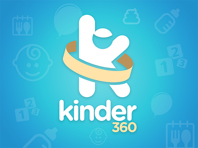 kinder360 Logo identity logo