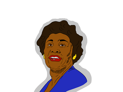 Ella Fitgerald Illustration design ella fitzgerald illustration procreate