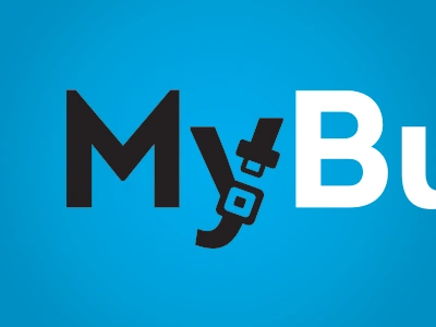 My Buckle cyan logotype product seatbelt