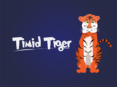 Tiger Illustration animal illustration kids picture book tiger