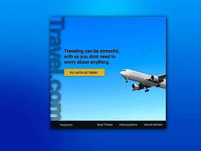 Travel.com app design website