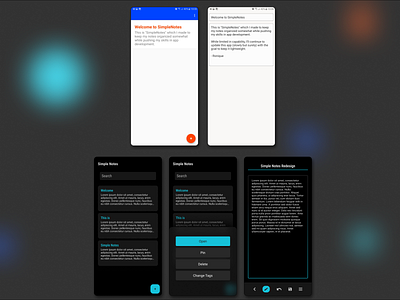 Simple Notepad App Redesign