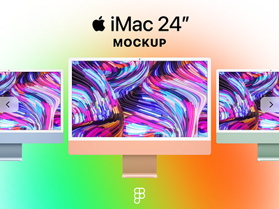 iMac 24" Mockup | SaljugStudios 3d animation app apple apple mockup branding design free mockup graphic design illustration imac iphone logo mockup saljug saljugstudios typography ui ux vector