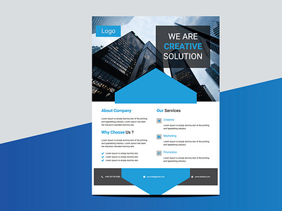 corporate corporate flyer template