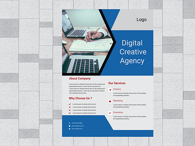 Creative corporate flyer template