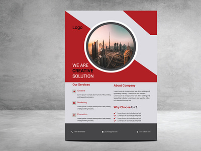 Creative corporate Business flyer template