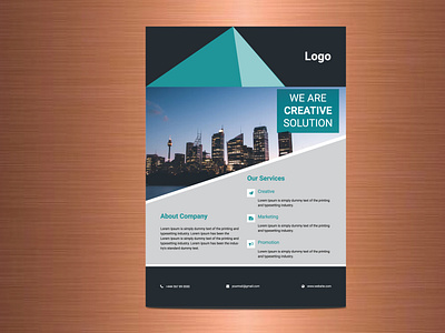 Creative corporate Business flyer template