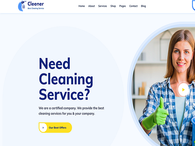 I will do cleaning booking service website for cleaning company