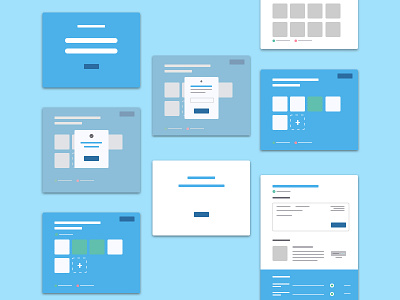 Wireframes for Web App