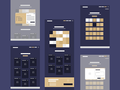 Minimal Wireframes - Advent Calendar advent calendar minimal ui ux wireframe