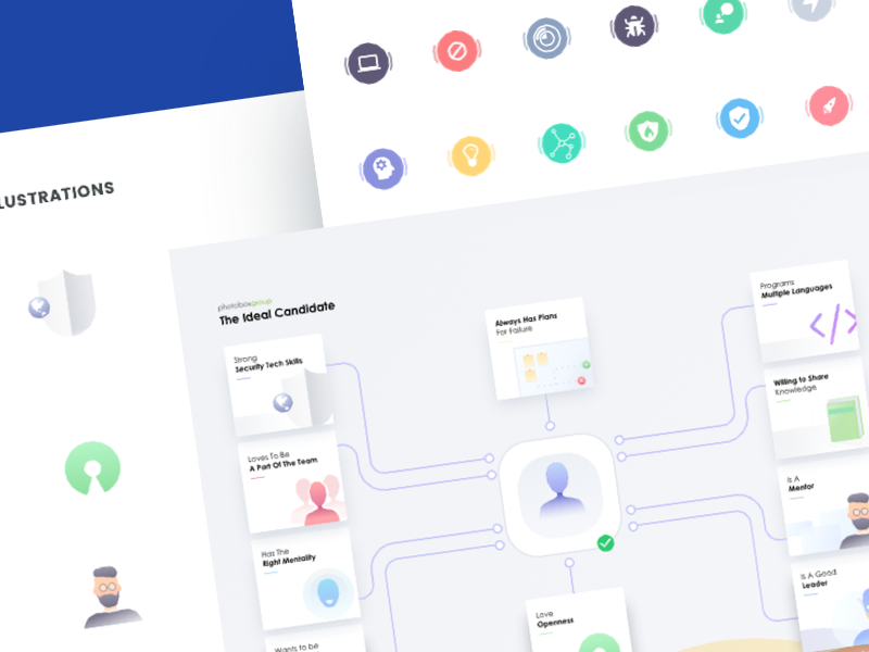 Illustration and UI Kit by Danielle Thompson on Dribbble