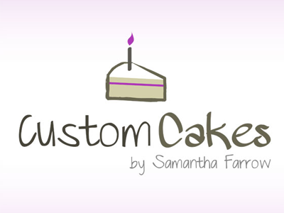 Custom Cakes by Samantha Farrow Logo