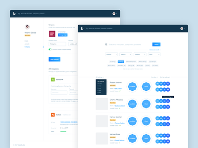 Inprofile • Search & Account account connect design integrations search search results serp services ui