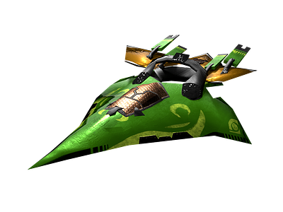 FTC Ship "Leaf" 3d blender ftc game mobile space spaceship