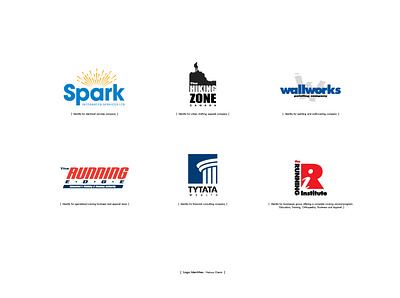 Various logo identities