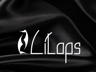 Logo of the "Litops" flower salon adobe illustration canva design graphic design illustration logo