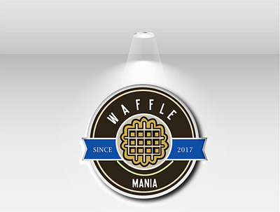Love working on the waffle mania identity this year! 3d branding graphic design logo ui