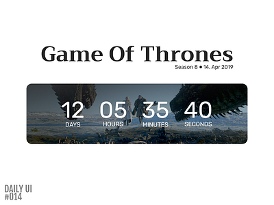 Countdown timer - Daily UI #014